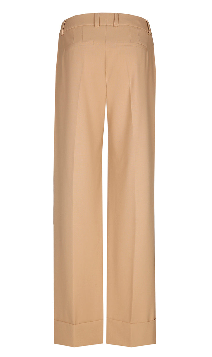 Pantalon - Puk-Border - Beige-J