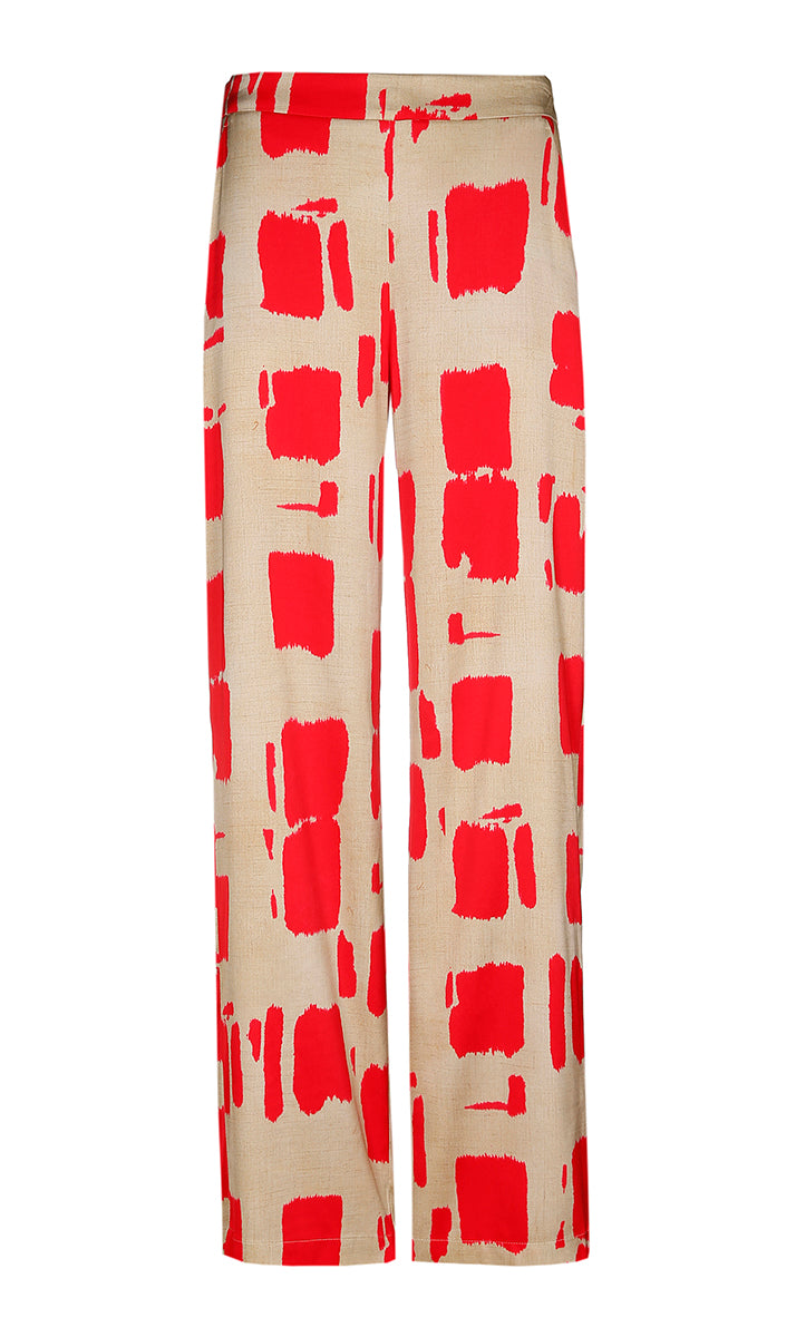 Phocas Plat Su23 - Pantalon - Hibiscus - W