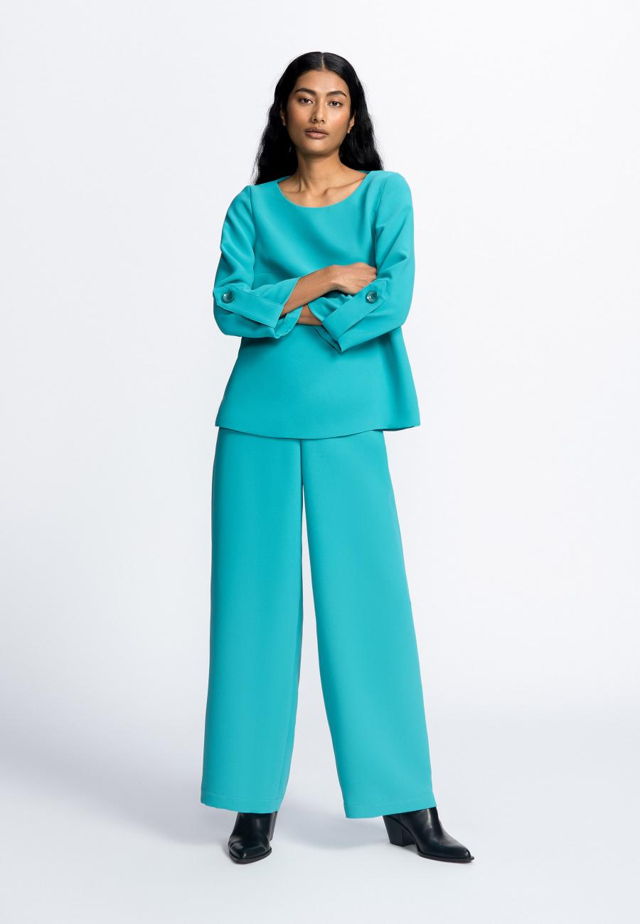 Phocas - Pantalon - Dark Aqua