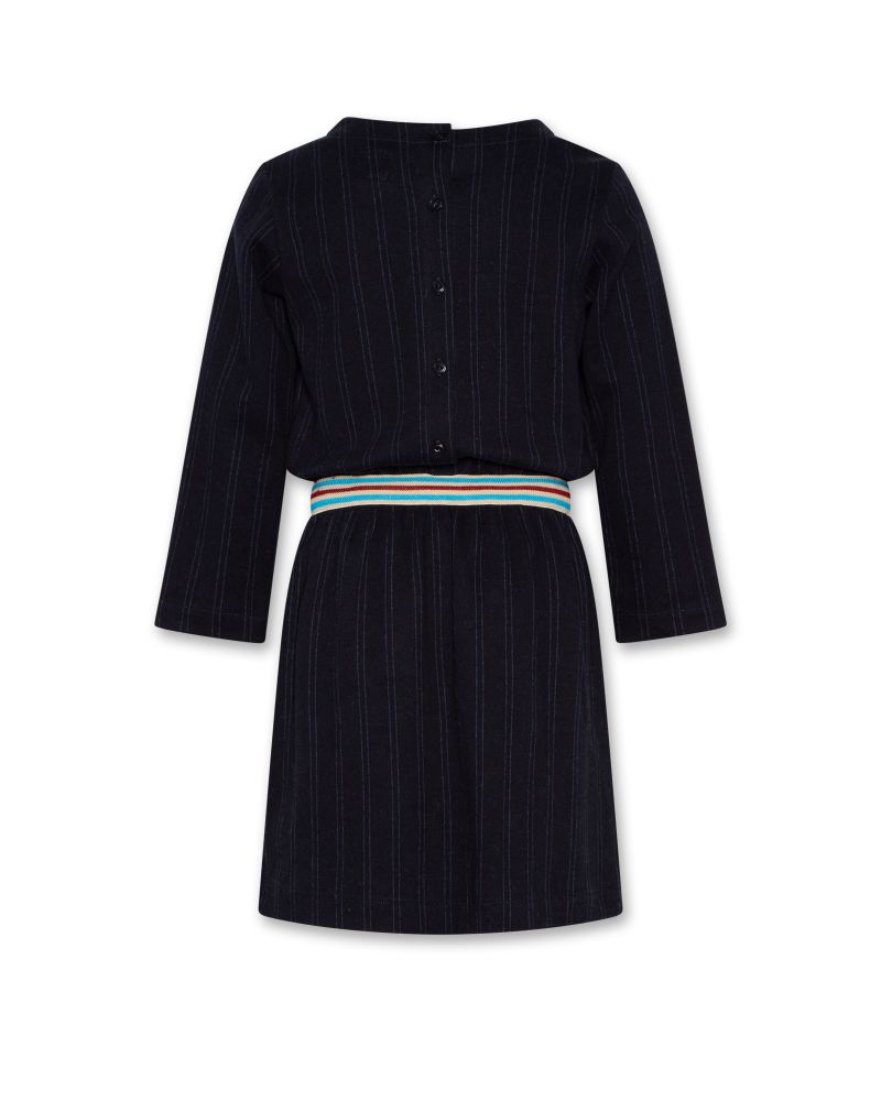 Freya Stripe Dress - Navy