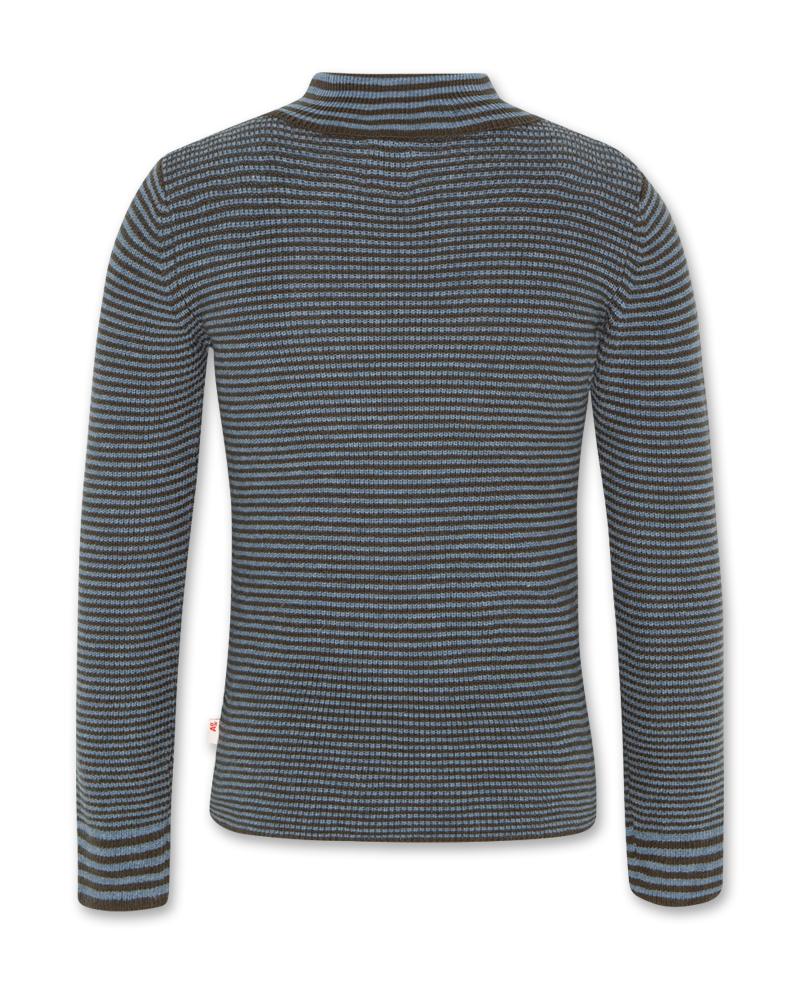 Girls - Knitwear - Vicky Turtle-Neck - Mid Blue