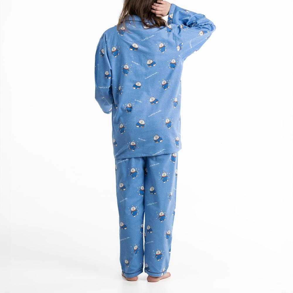 Pyjama Long - Femme - Vista Blue