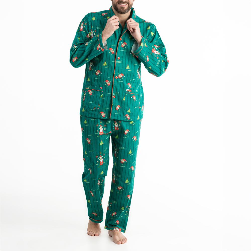 Pyjama Long - Homme - Vert Sapin