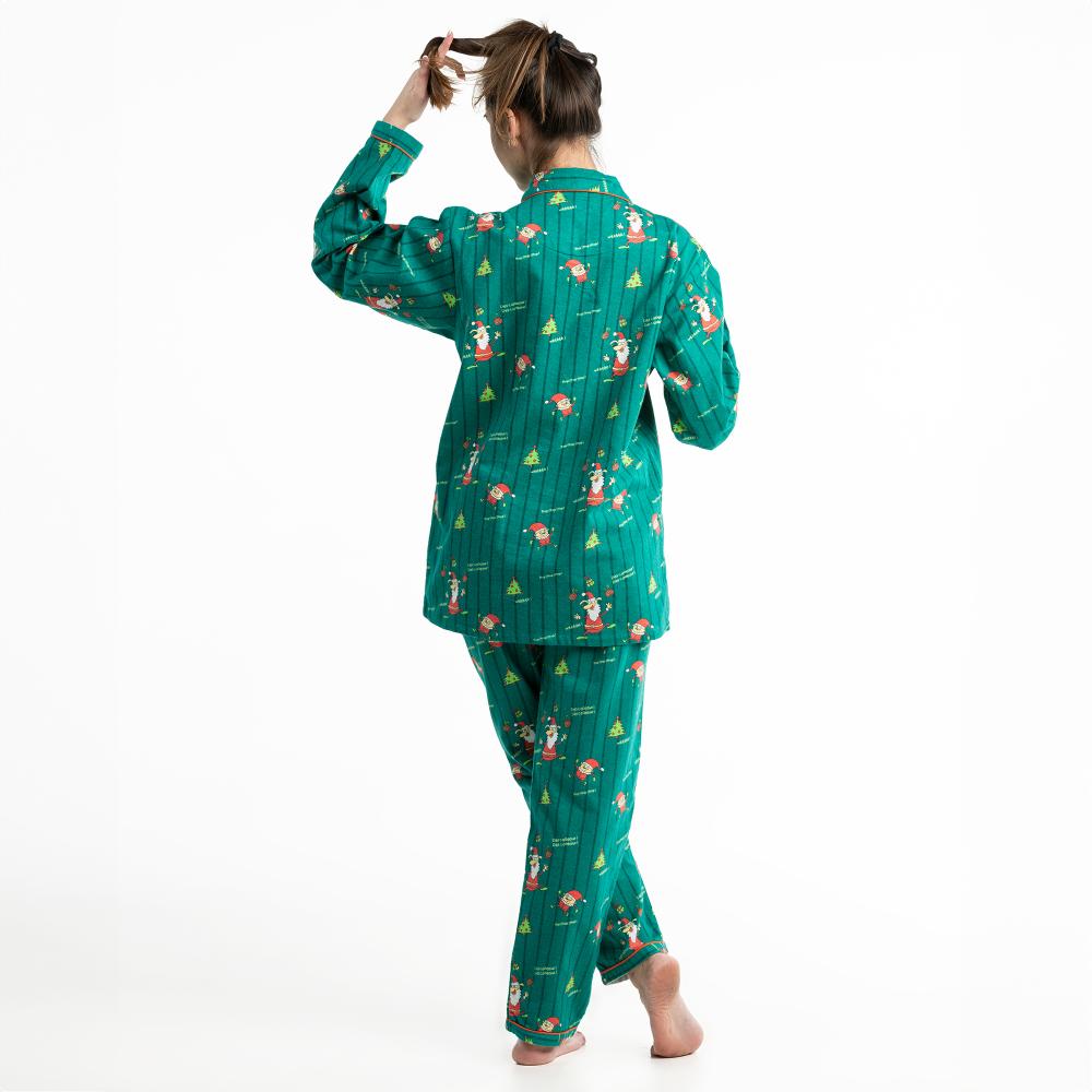 Pyjama Long - Femme - Vert Sapin