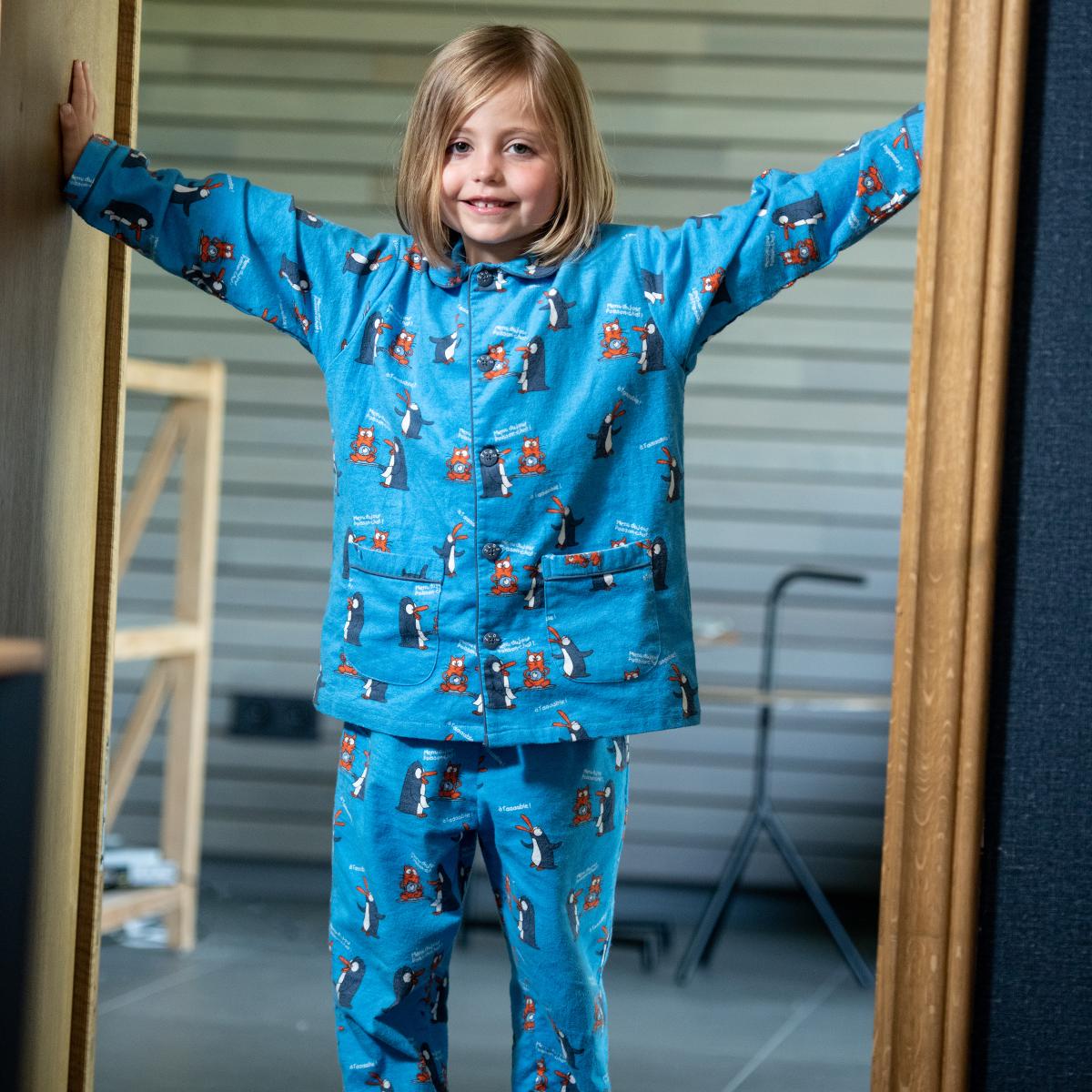 Pyjama Long - Kid Mixte - Bleu