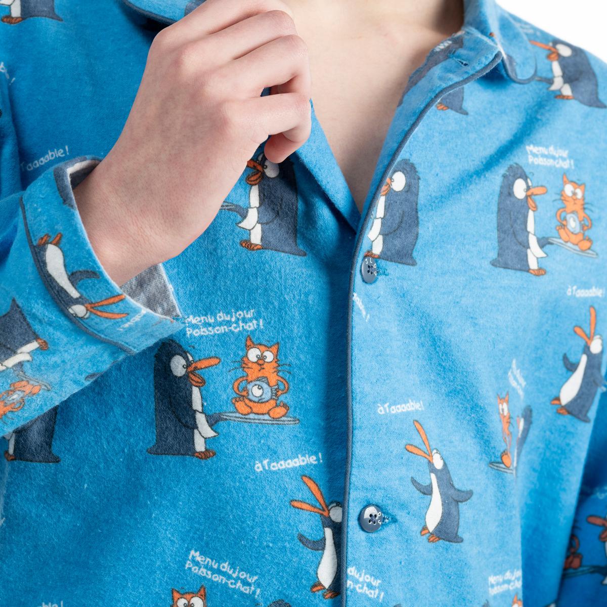 Pyjama Long - Kid Mixte - Bleu