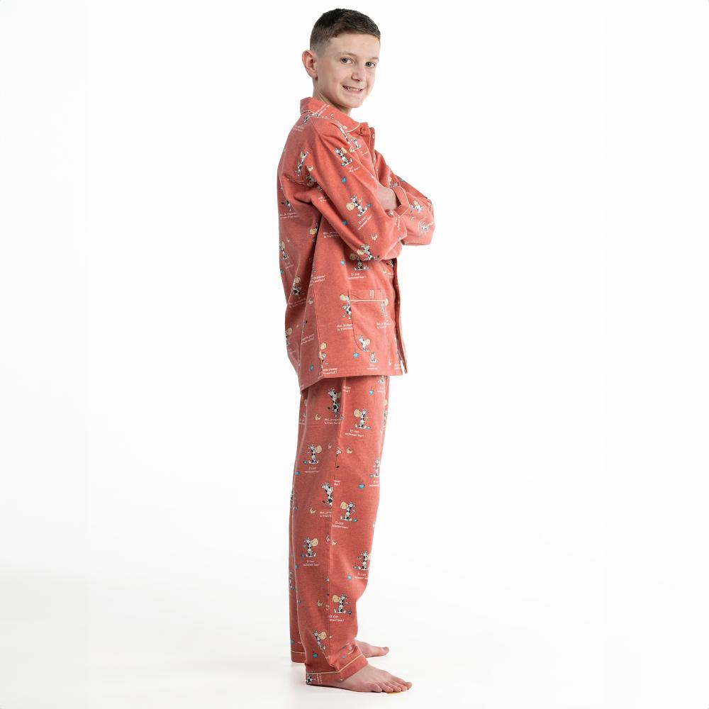 Pyjama Long - Kid Mixte - Terracotta