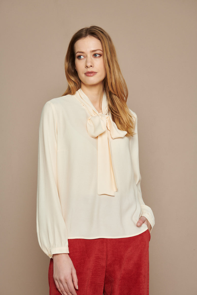 Blouse Tunique - Crème - TB04/142