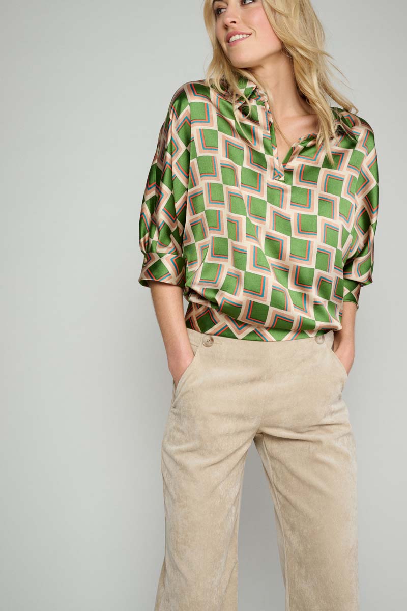 Blouse Tunique - Vert - TB14/744.E