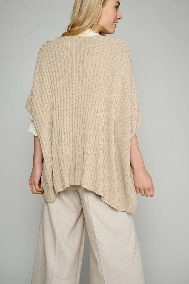 Beige Gebreide Cardigan - Beige