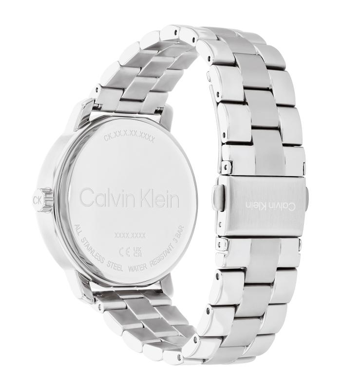 Calvin Klein - Timeless - Vrouw - Zilveren Armband - Roze Wijzerplaat - Zilveren Kast