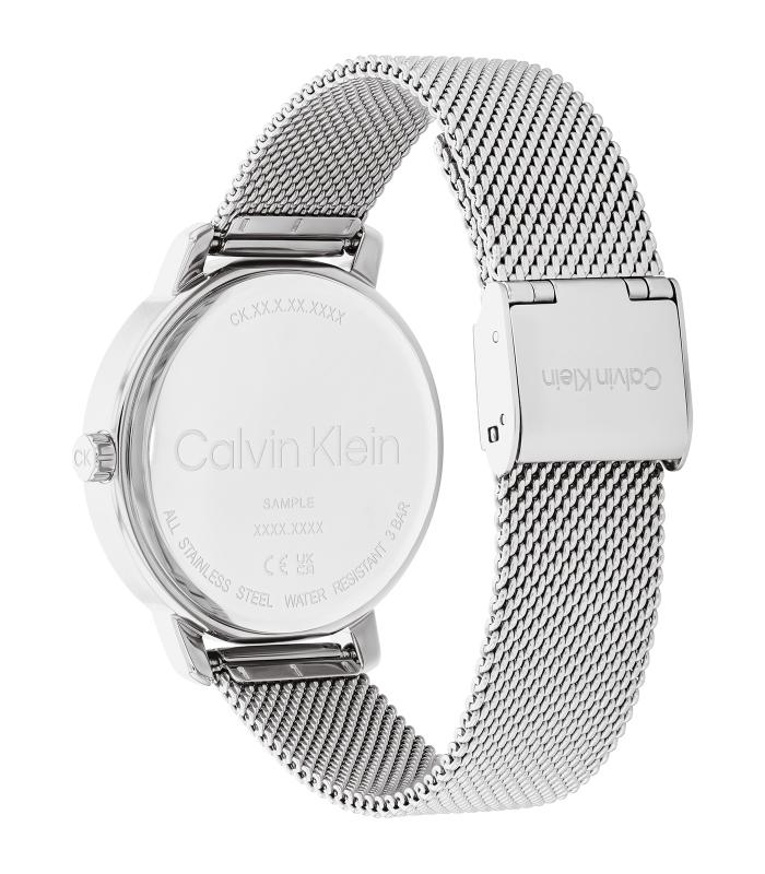 Calvin Klein - Timeless - Vrouw - Zilveren Armband - Grijze Wijzerplaat - Zilveren Kast