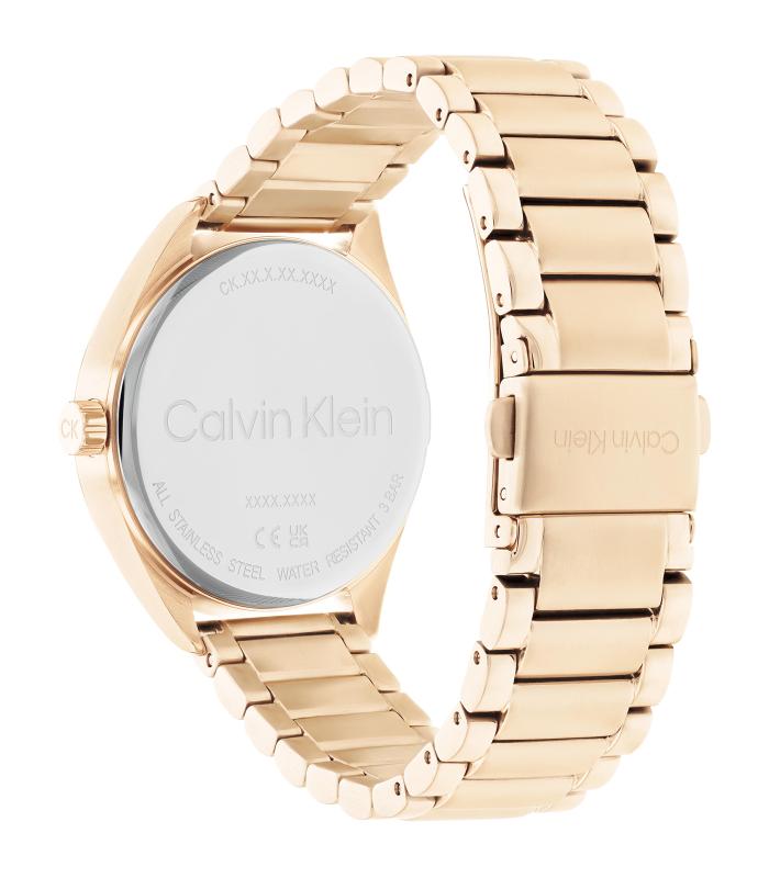 Calvin Klein - Timeless - Femme -  Bracelet Carnation Gold -  Cadran Gris - Boitier Carnation Gold