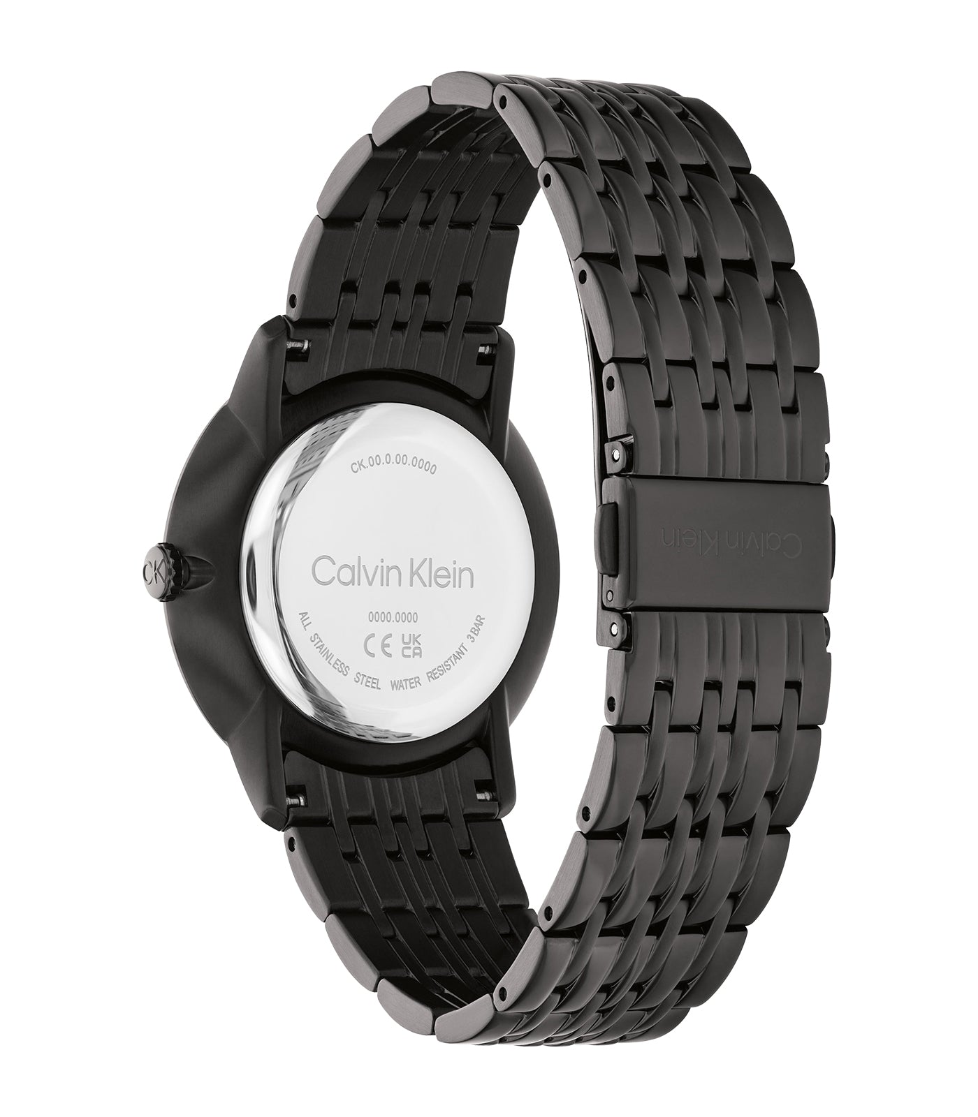 Calvin Klein - Timeless - Man - Zwarte Pvd Armband - Zwarte Pvd Kast - Zwarte Wijzerplaat