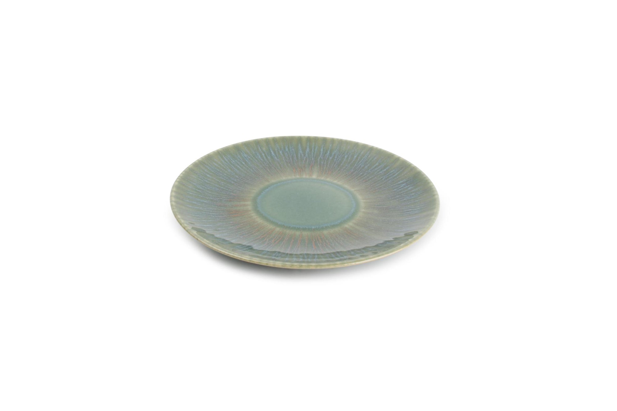 ONA - Assiette plate 21cm vert Luce - 1 SET - 4 pièces