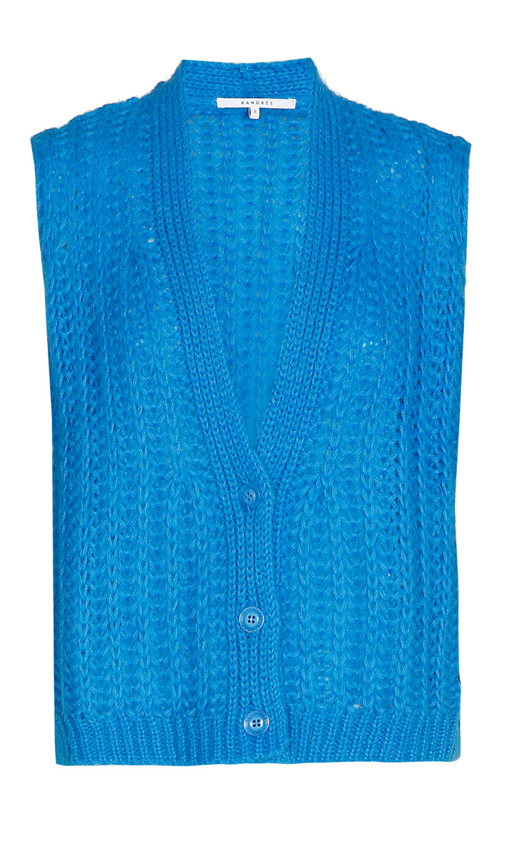 Biagio Uni - Gilet - Miami Blue - W