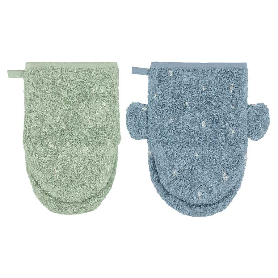 Gant de toilette  2-pack | Mr. Polar Bear - Mrs. Elephant - SET OF 3