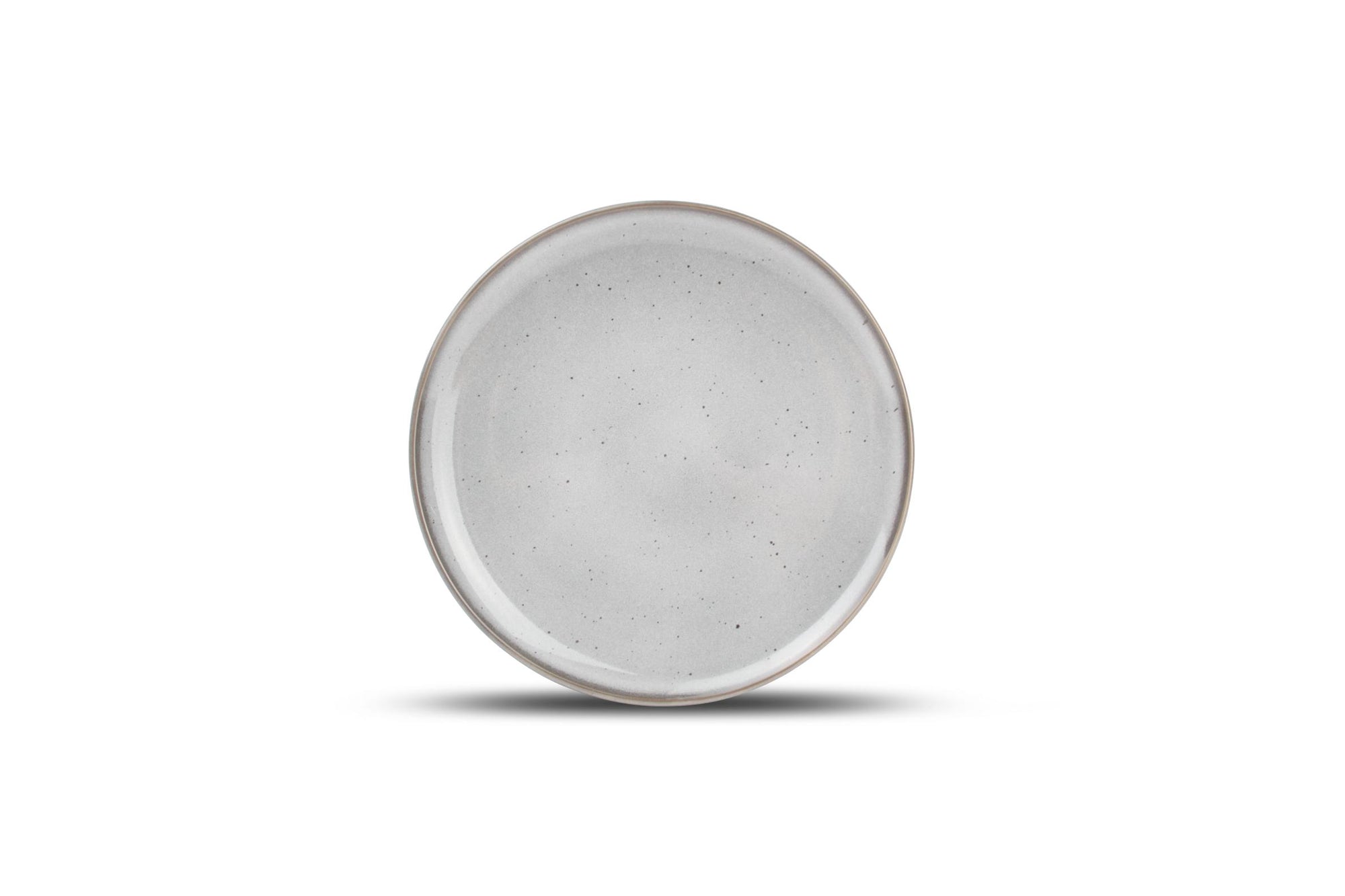 ONA - Assiette Plate 19,5cm Gris Freckles 1 Set - 4 Pièces