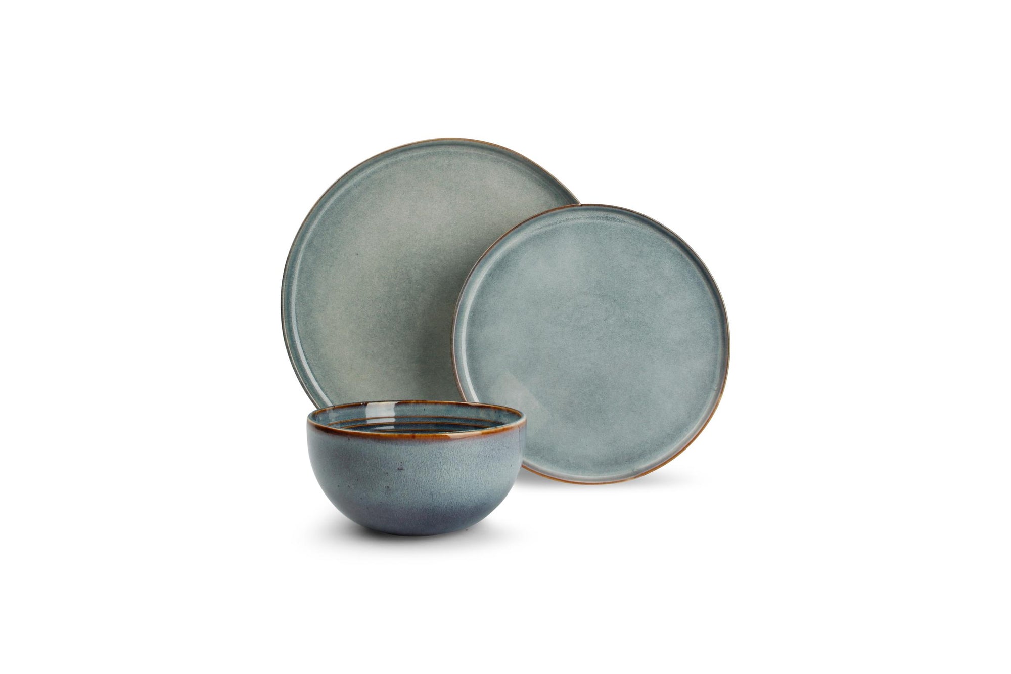 ONA - Servies 12-delig blauw Duna