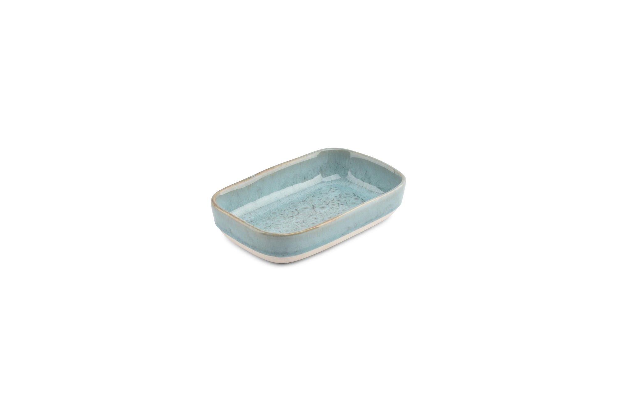 ONA - Plat à four 19x12,5xH4cm Bleu - 1 SET - 8 pièces