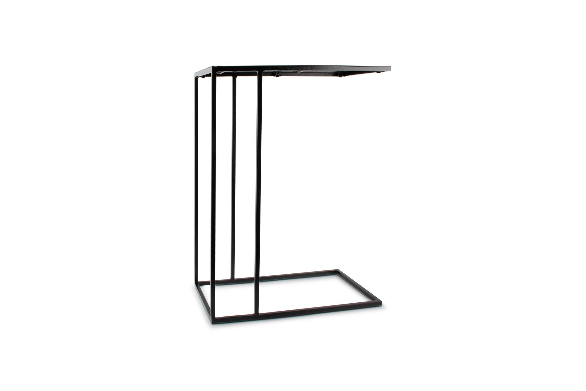 S&P - Table gigogne 48x26xH64cm noir Ivy