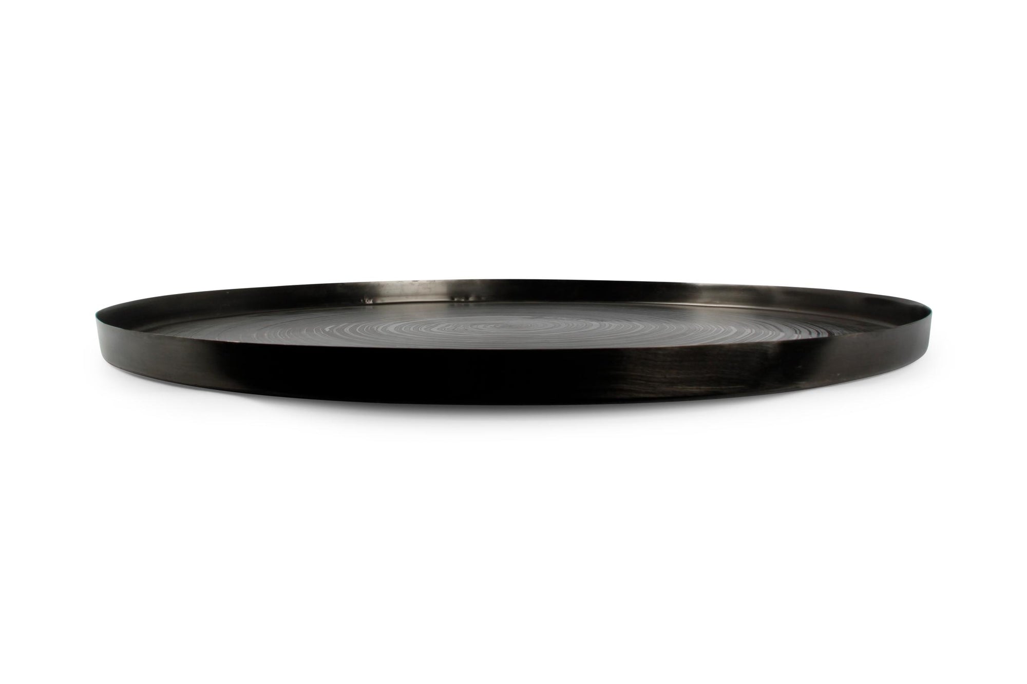 S&P - Plat décoratif 61cm noir swirl Servo