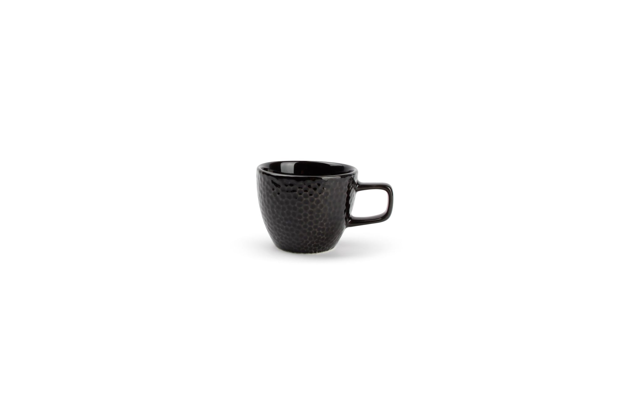 S&P - Tasse À Moka 10cl Et Soucoupe Noir Mielo - 1 Set - 4 Pièces