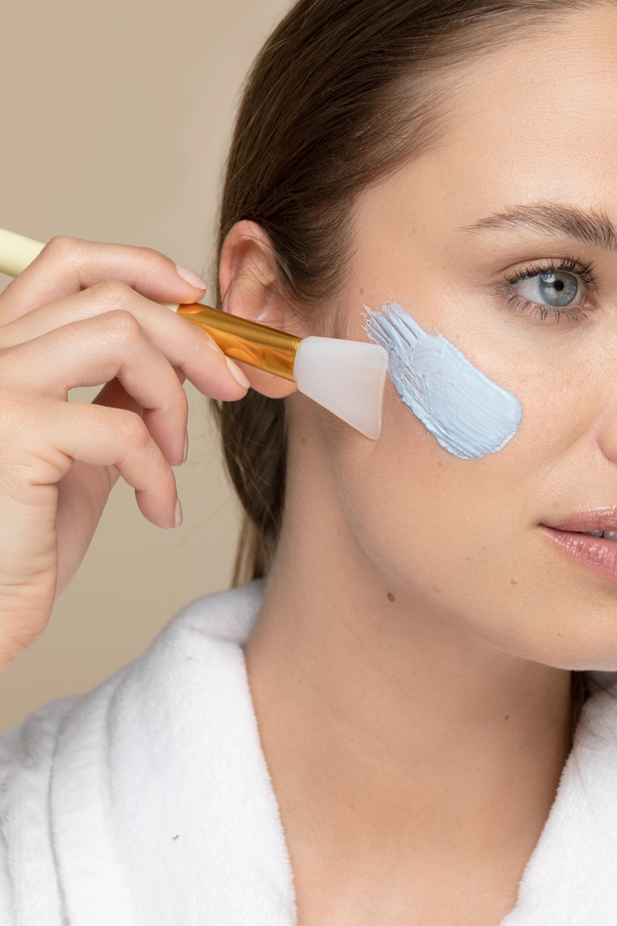 Applicateur Masque En Silicone - Jaune