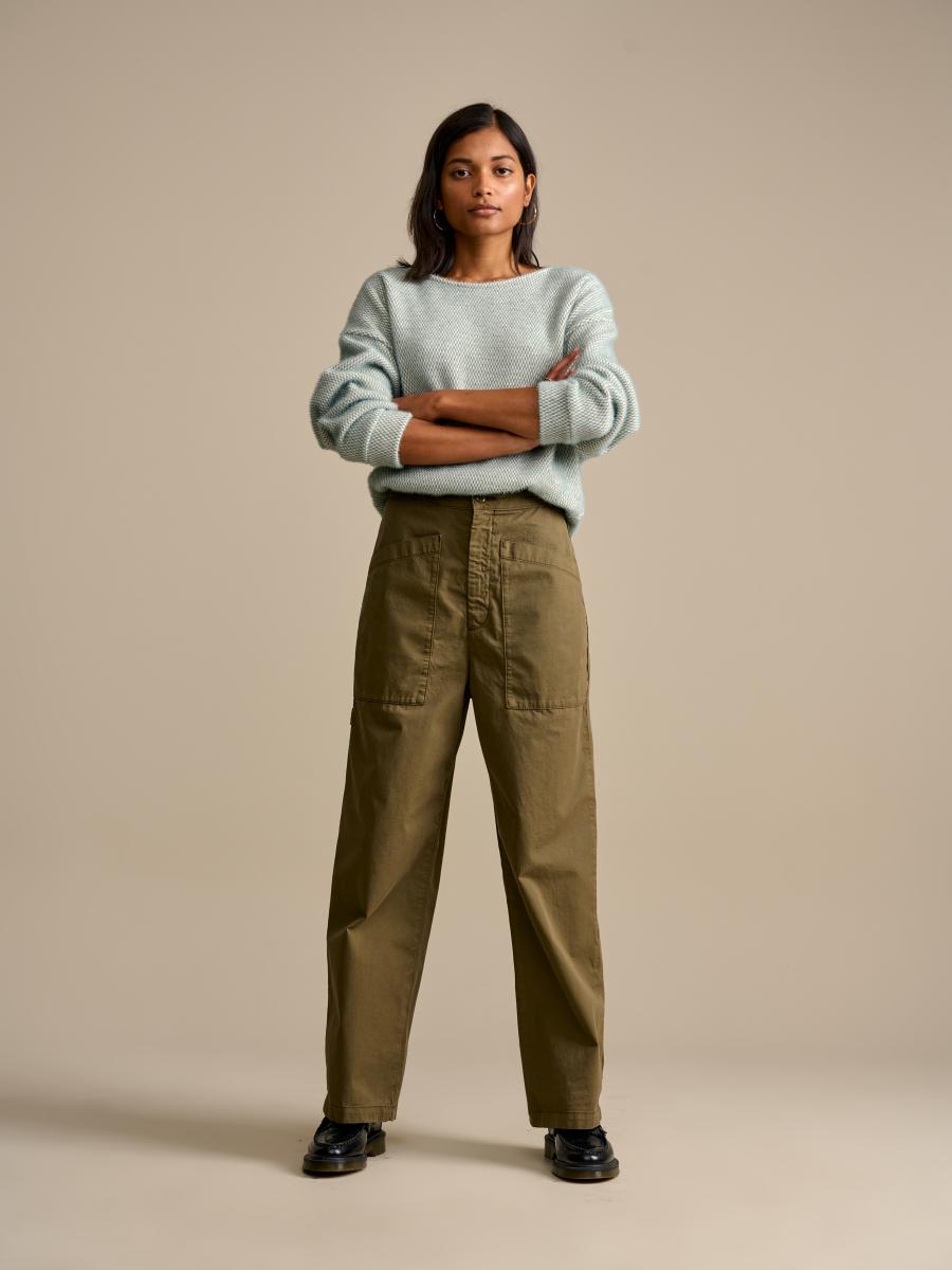 Vrouw - Broek - Parker - Military