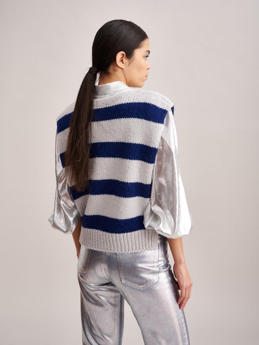 Femme - Maille - Nanor - Stripe B - W