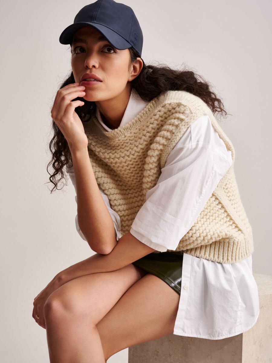 Vrouw - Knitwear - Neli - Natural