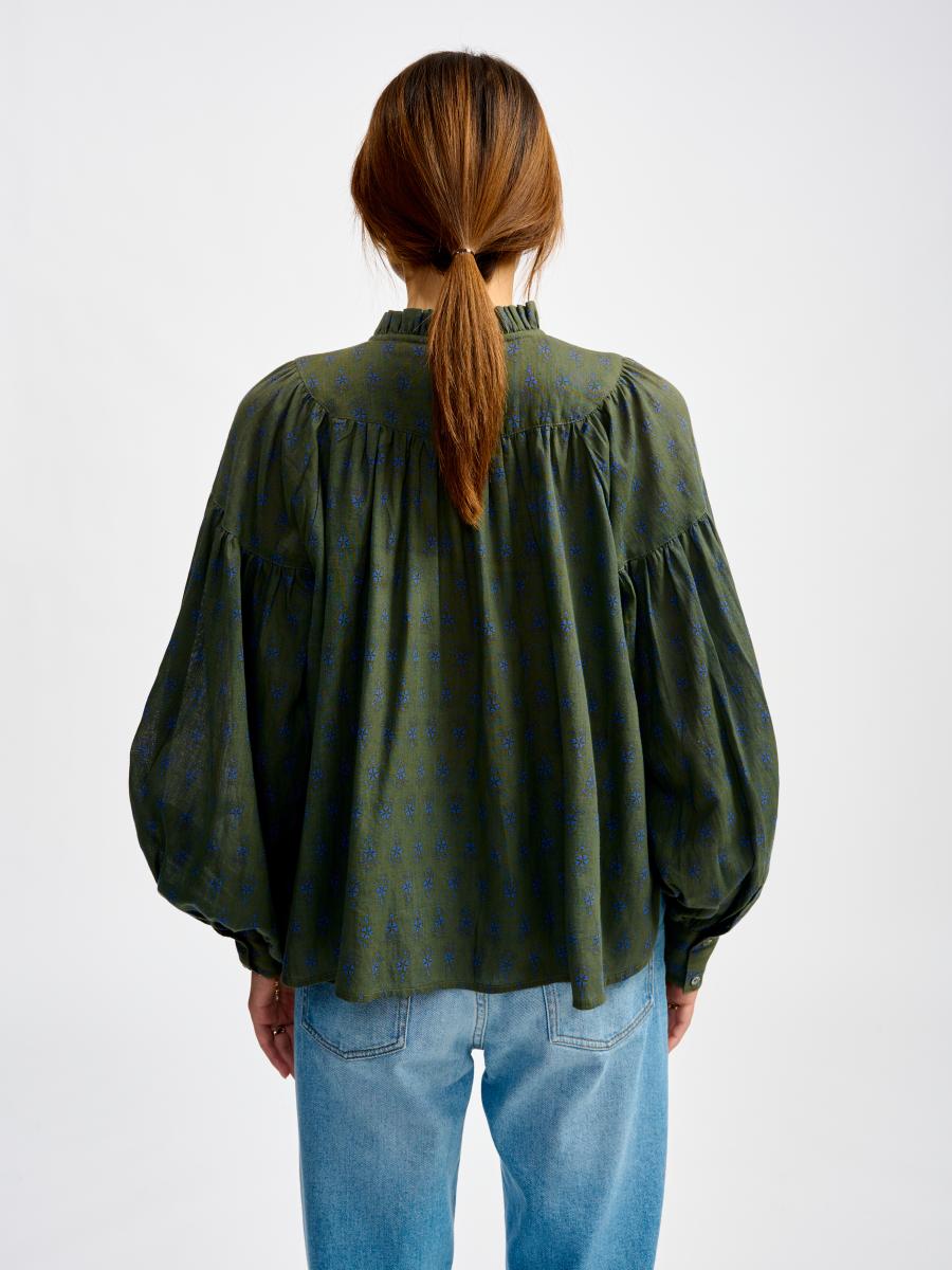 Blouse - Diana - Olive Night