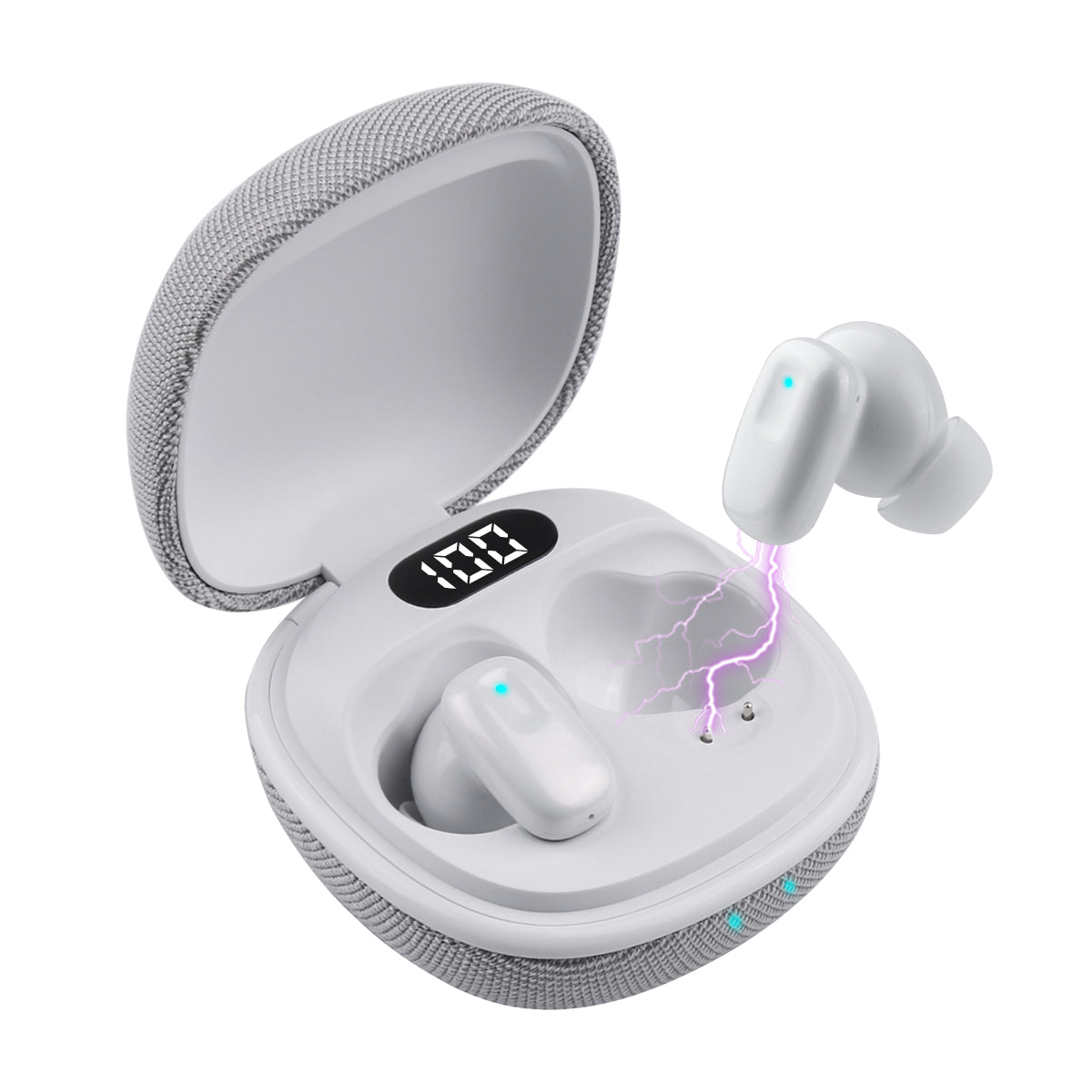 Ecouteurs Bluetooth Avec Reduction De Bruit - White