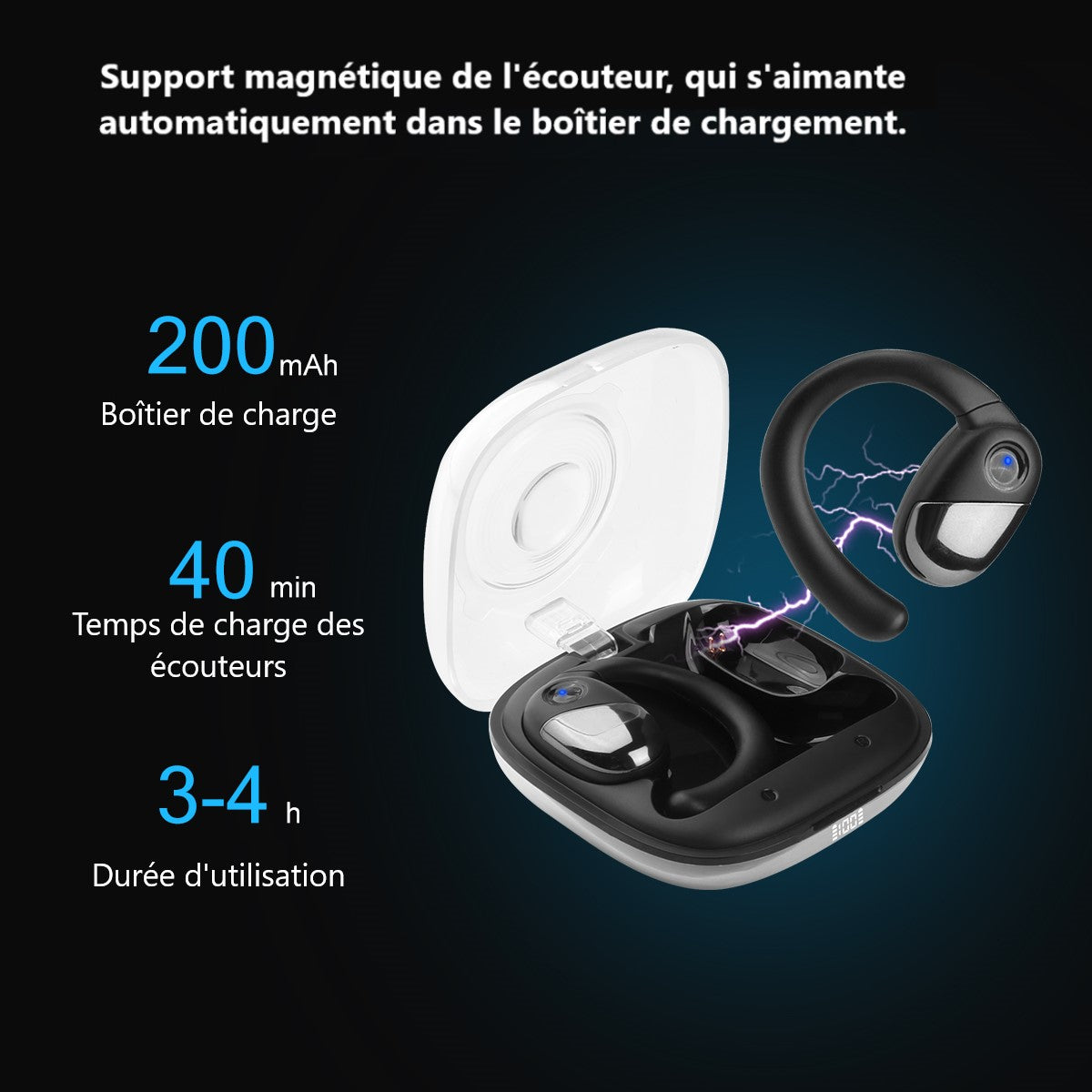 Draadloze Bluetooth Oordopjes - Zwart