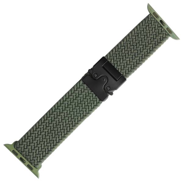 Bracelet Compatible Apple Watch 42/44/45/49 Mm - Vert Fonce