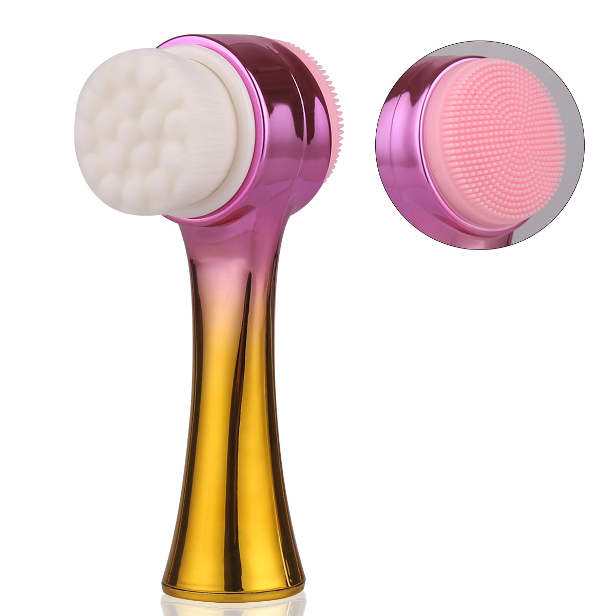 Brosse Double Face Nettoyante - Gold