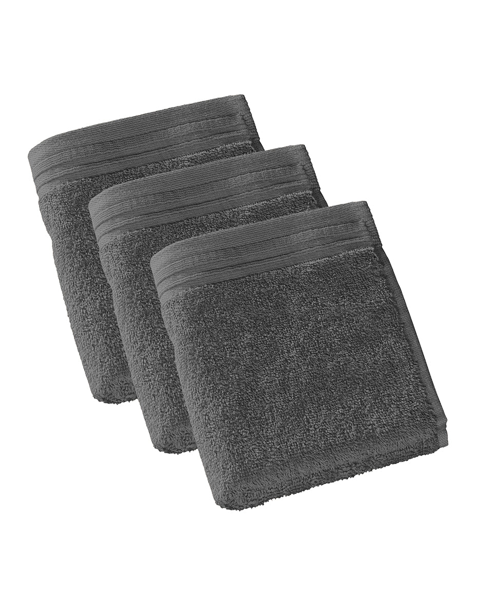 Imagine - Anthracite - Set Van 6 Washandjes