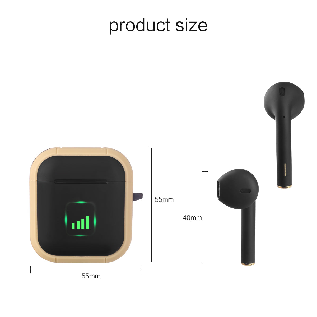 Ecouteurs Bluetooth Sans Fil - Or