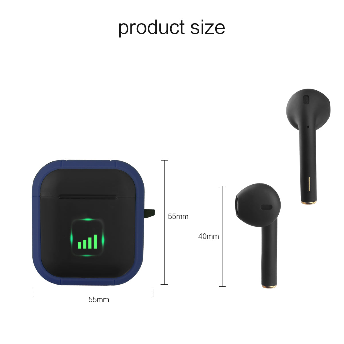 Ecouteurs Bluetooth Sans Fil - Bleu