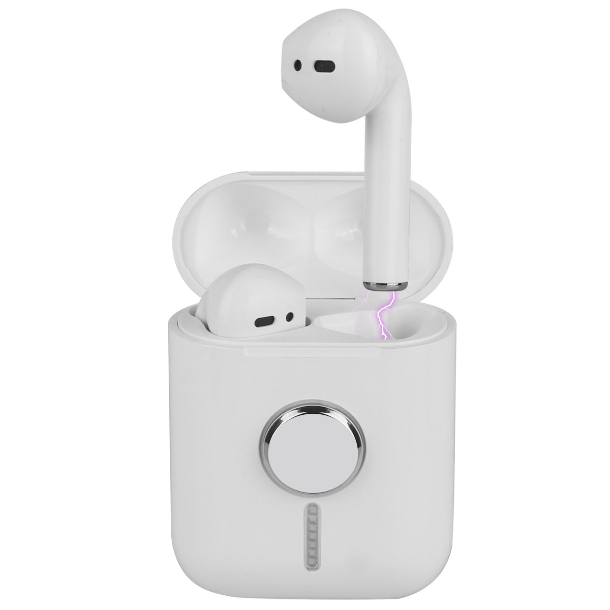 Ecouteurs Bluetooth Sans Fil Et Findget Spinner - Blanc