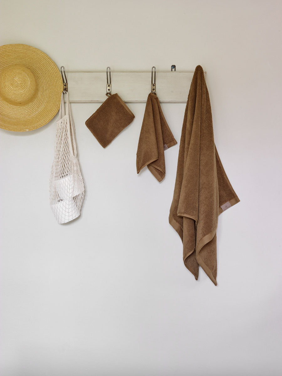 Handdoek Voor Gasten Oslo  -  Gots Cotton - 30X50 cm - Cinnamon