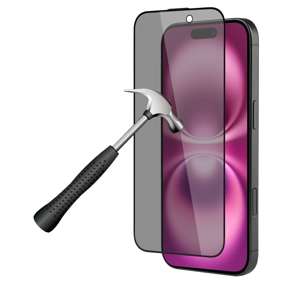 Film De Protection En Verre Trempé Platyne Pour Iphone 16Plus - Anti-Poussière, Sans Bulles Et Haute Résistance - Noir