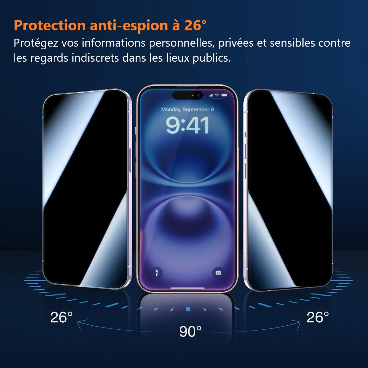 Film De Protection En Verre Trempé Platyne Pour Iphone 16Plus - Anti-Poussière, Sans Bulles Et Haute Résistance - Noir