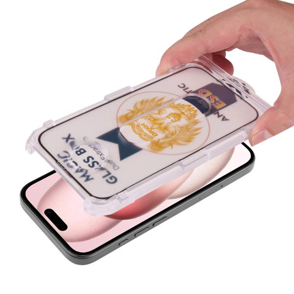 Film De Protection En Verre Trempé Platyne Pour Iphone 15 - Anti-Poussière, Sans Bulles Et Haute Résistance - Transparent