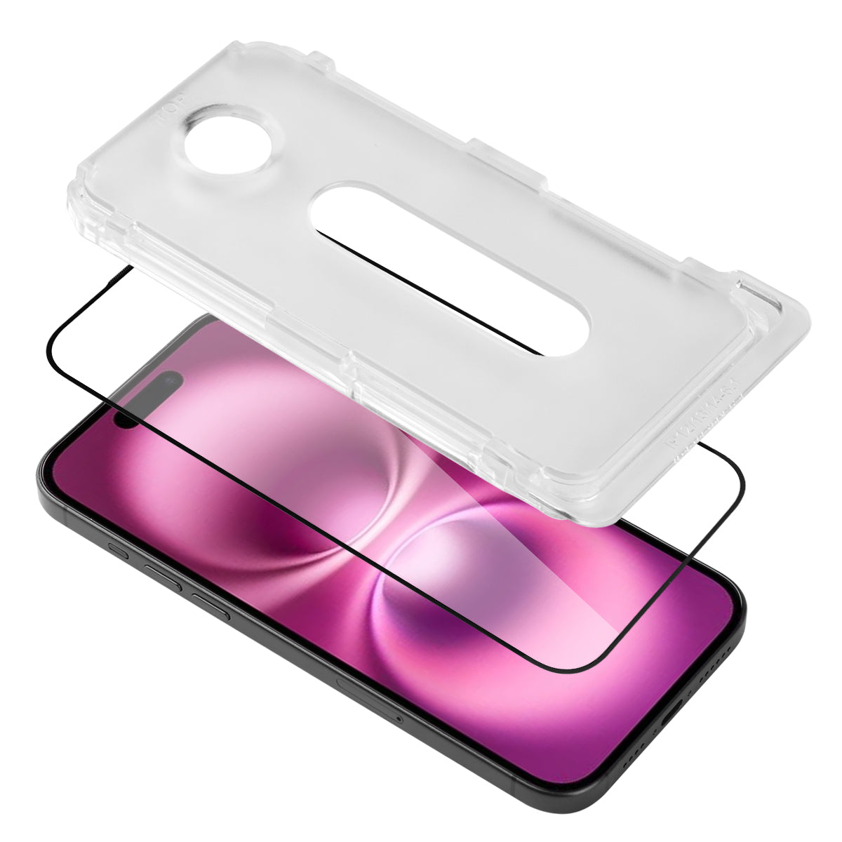 Film De Protection En Verre Trempé Platyne Pour Iphone 16Plus - Anti-Poussière, Sans Bulles Et Haute Résistance - Transparent