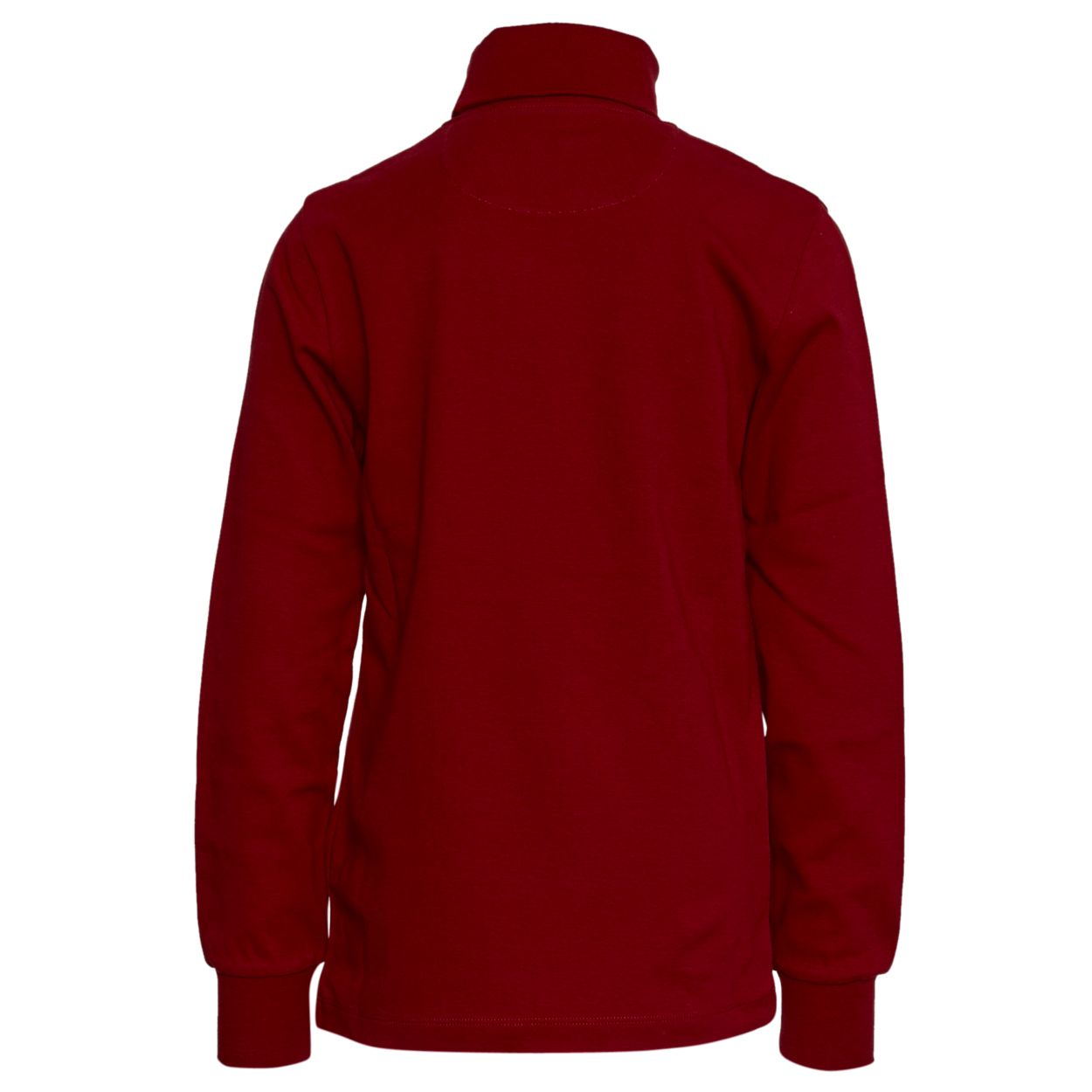 Jongen Eenvoudig Roll Neck T-shirt In Het Rood