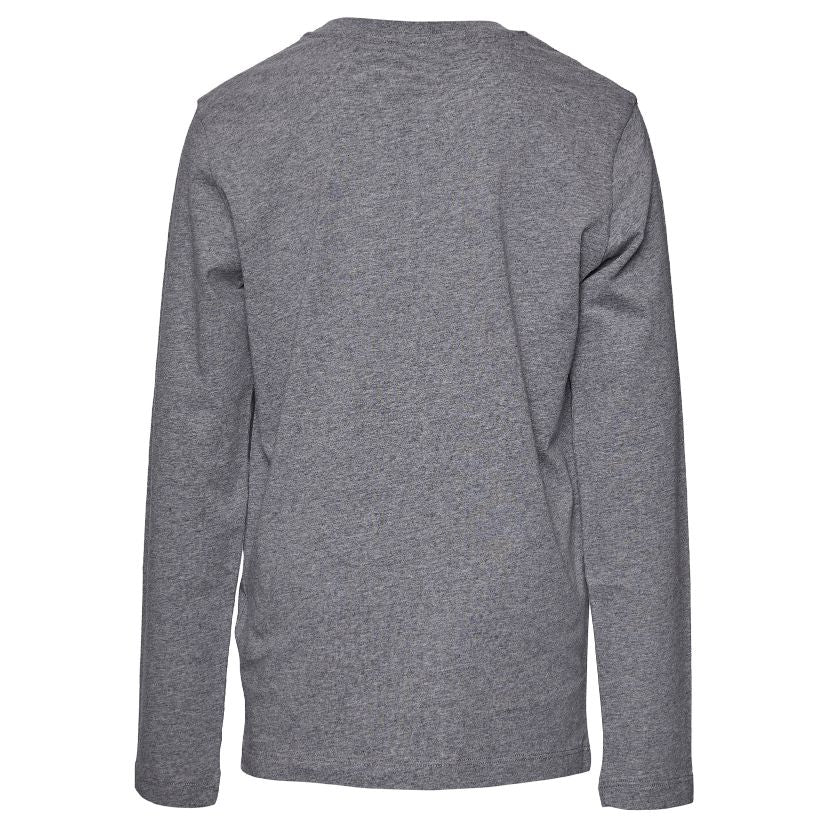 Garçon T-shirt Basique À Col Rond En Gris