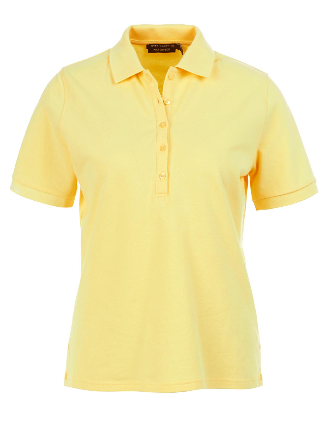 Tight Fit Polo In Yellow