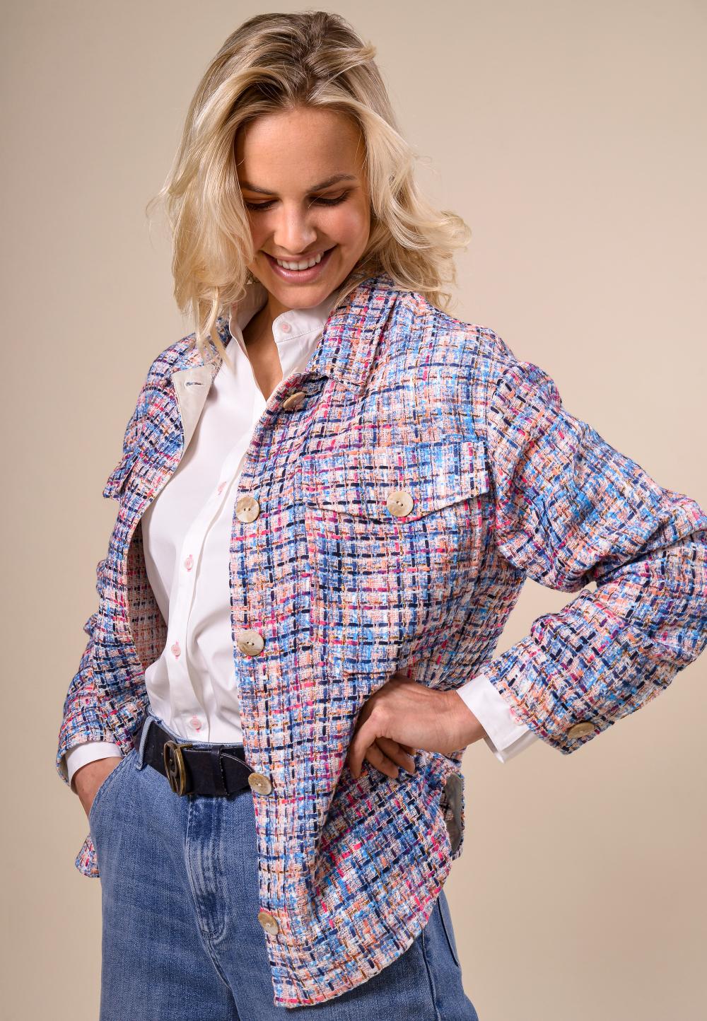 Colorful comfort jacket in Multi