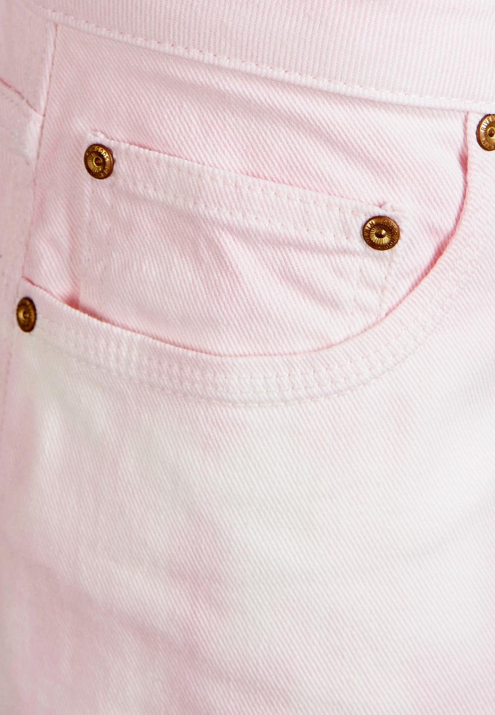 Mid waist 5 pocket pants in Pink